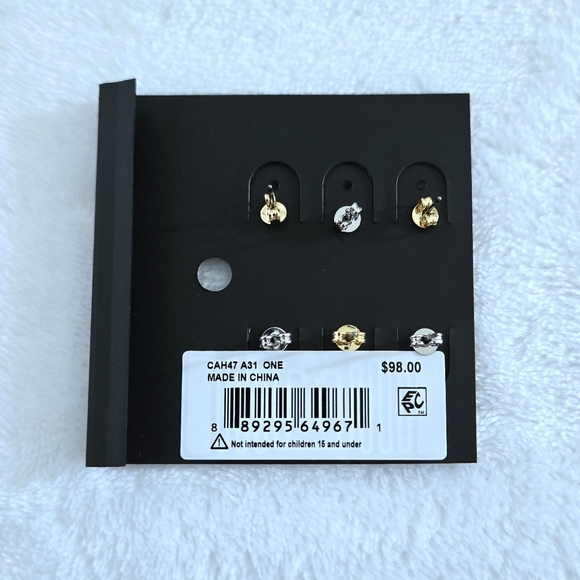 Coach Multi Mismatched Earring Set - Picture 14 of 15